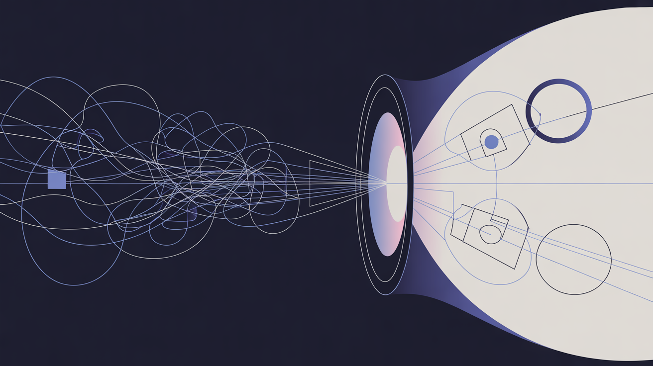 The translation layer — chaos becomes clarity
