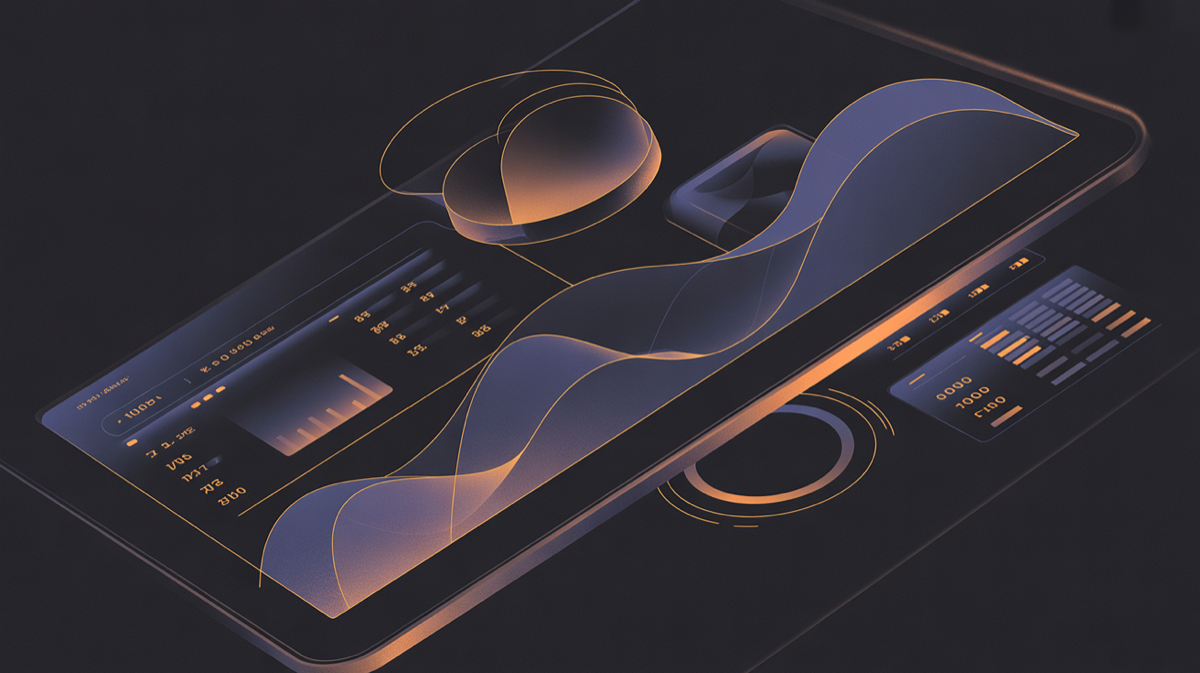 Sleek analytics dashboard